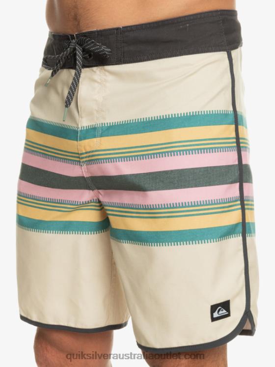 Quiksilver Men Everyday Scallop 19 Boardshorts H2N4B767 birch