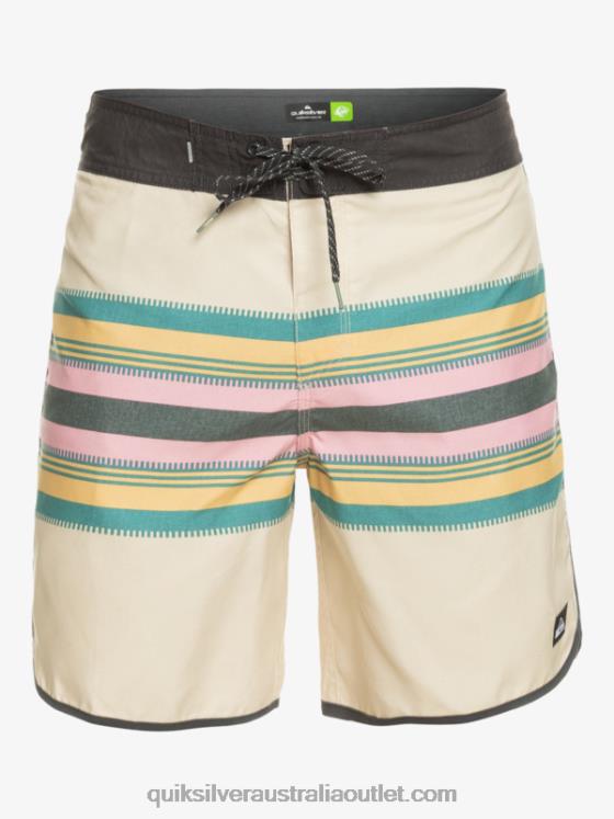 Quiksilver Men Everyday Scallop 19 Boardshorts H2N4B767 birch