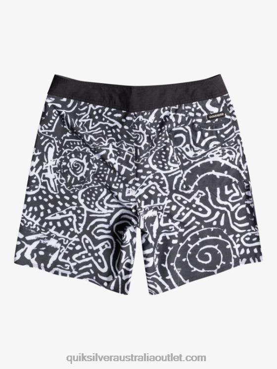 Quiksilver Men HEMPSTRETCH 69 18 Boardshorts H2N4B1814 black