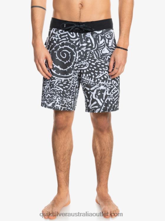 Quiksilver Men HEMPSTRETCH 69 18 Boardshorts H2N4B1814 black
