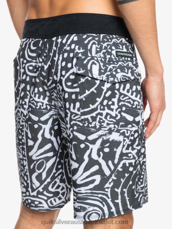 Quiksilver Men HEMPSTRETCH 69 18 Boardshorts H2N4B1814 black