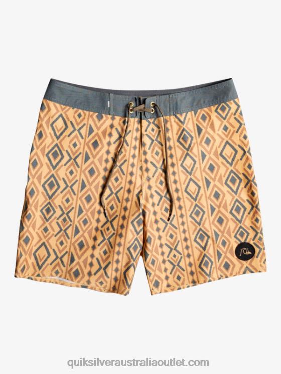 Quiksilver Men HEMPSTRETCH 69 18 Boardshorts H2N4B1816 ochre