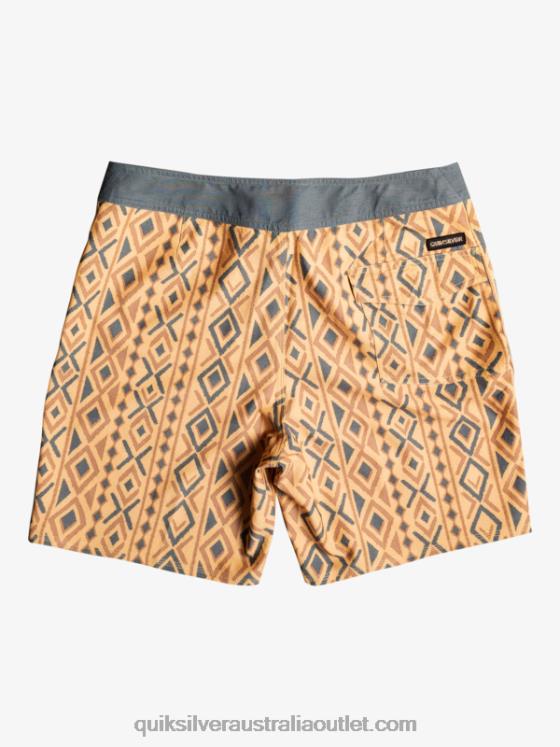 Quiksilver Men HEMPSTRETCH 69 18 Boardshorts H2N4B1816 ochre