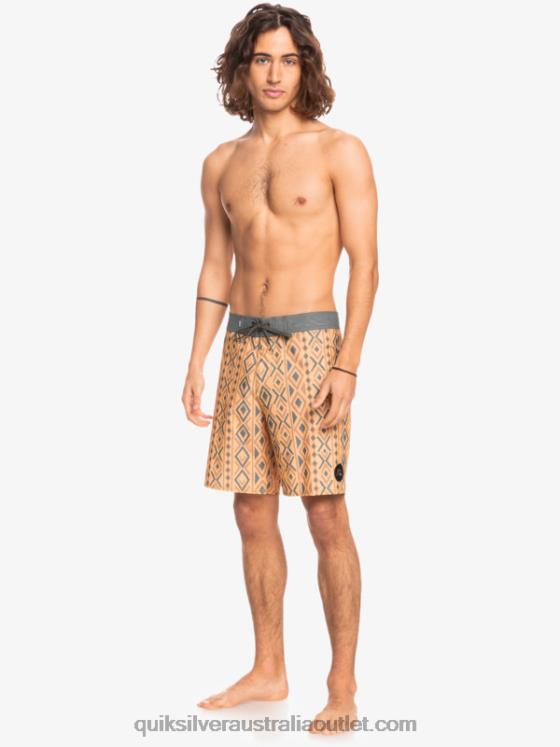 Quiksilver Men HEMPSTRETCH 69 18 Boardshorts H2N4B1816 ochre