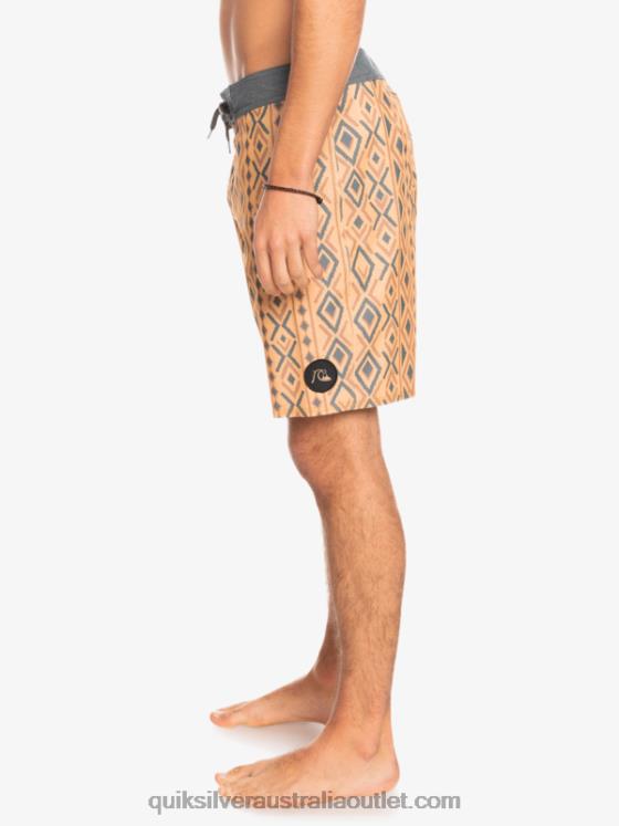 Quiksilver Men HEMPSTRETCH 69 18 Boardshorts H2N4B1816 ochre