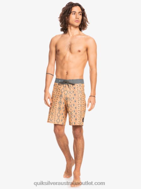 Quiksilver Men HEMPSTRETCH 69 18 Boardshorts H2N4B1816 ochre