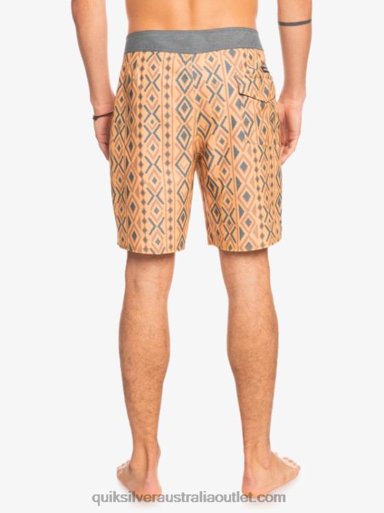 Quiksilver Men HEMPSTRETCH 69 18 Boardshorts H2N4B1816 ochre
