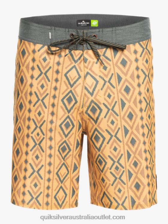 Quiksilver Men HEMPSTRETCH 69 18 Boardshorts H2N4B1816 ochre