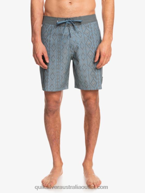 Quiksilver Men HEMPSTRETCH 69 18 Boardshorts H2N4B1817 captains blue