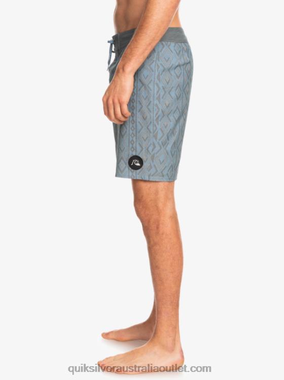 Quiksilver Men HEMPSTRETCH 69 18 Boardshorts H2N4B1817 captains blue