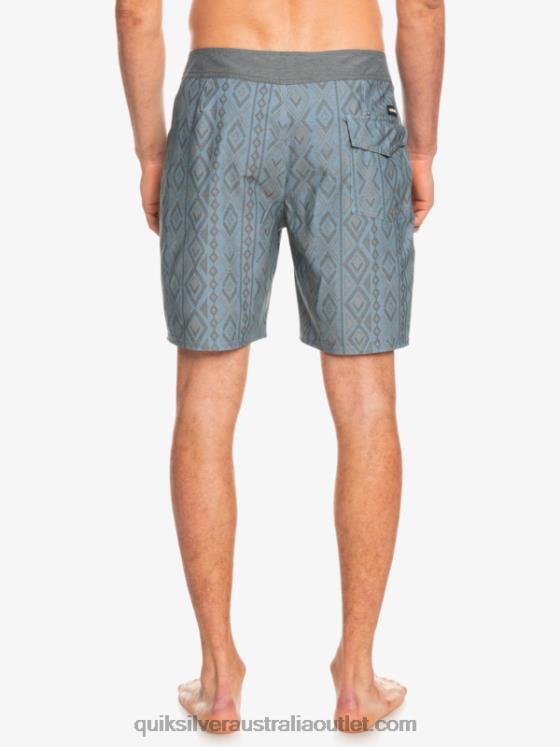 Quiksilver Men HEMPSTRETCH 69 18 Boardshorts H2N4B1817 captains blue