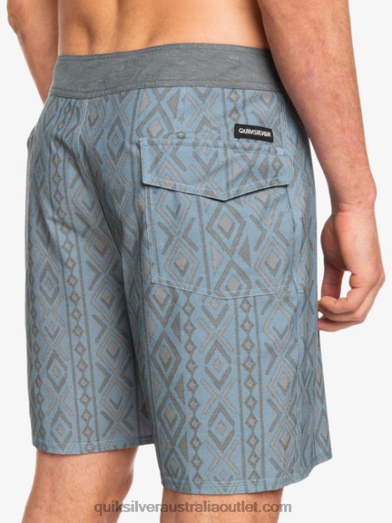 Quiksilver Men HEMPSTRETCH 69 18 Boardshorts H2N4B1817 captains blue