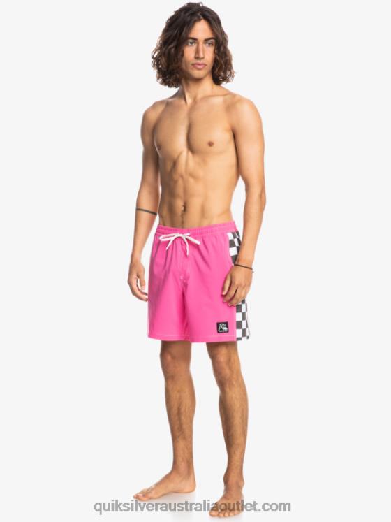 Quiksilver Men HEMPSTRETCH Original Arch 17 Volleys H2N4B1673 shocking pink