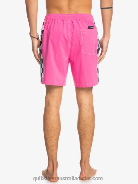 Quiksilver Men HEMPSTRETCH Original Arch 17 Volleys H2N4B1673 shocking pink