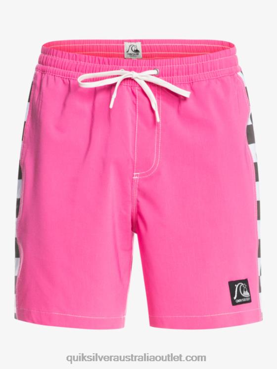 Quiksilver Men HEMPSTRETCH Original Arch 17 Volleys H2N4B1673 shocking pink