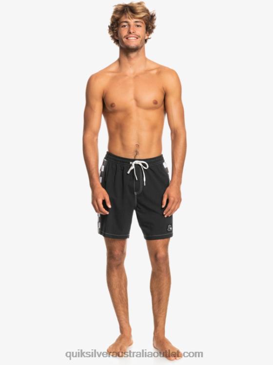 Quiksilver Men HEMPSTRETCH Original Arch 17 Volleys H2N4B1674 black