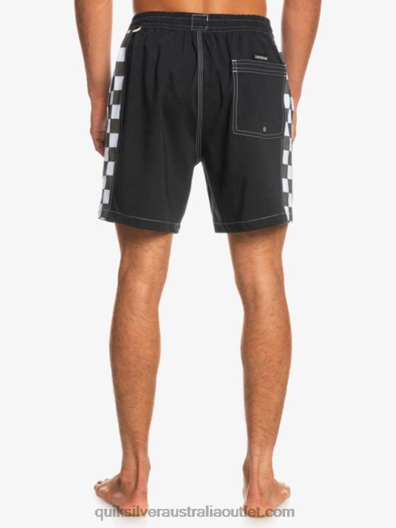 Quiksilver Men HEMPSTRETCH Original Arch 17 Volleys H2N4B1674 black