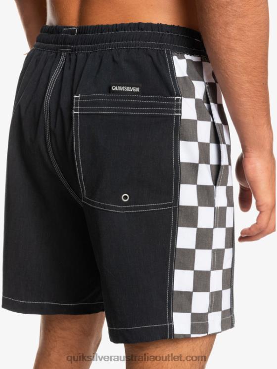 Quiksilver Men HEMPSTRETCH Original Arch 17 Volleys H2N4B1674 black