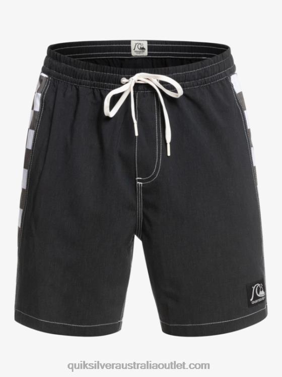 Quiksilver Men HEMPSTRETCH Original Arch 17 Volleys H2N4B1674 black
