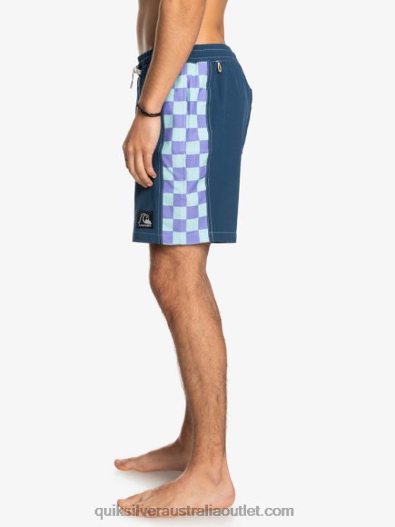 Quiksilver Men HEMPSTRETCH Original Arch 17 Volleys H2N4B1676 insignia blue