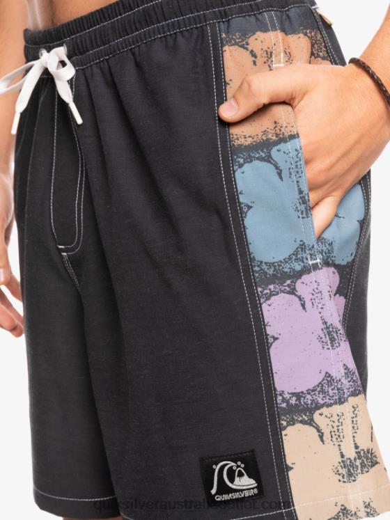 Quiksilver Men HEMPSTRETCH Original Arch 17 Volleys H2N4B1677 black