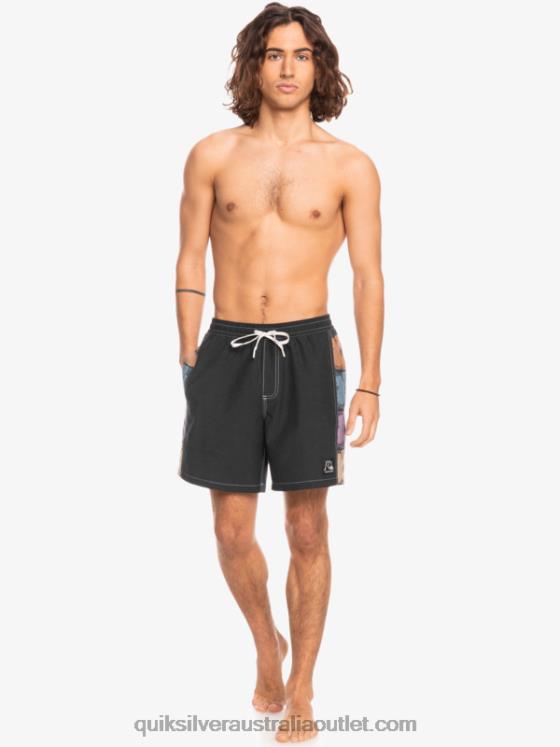 Quiksilver Men HEMPSTRETCH Original Arch 17 Volleys H2N4B1677 black