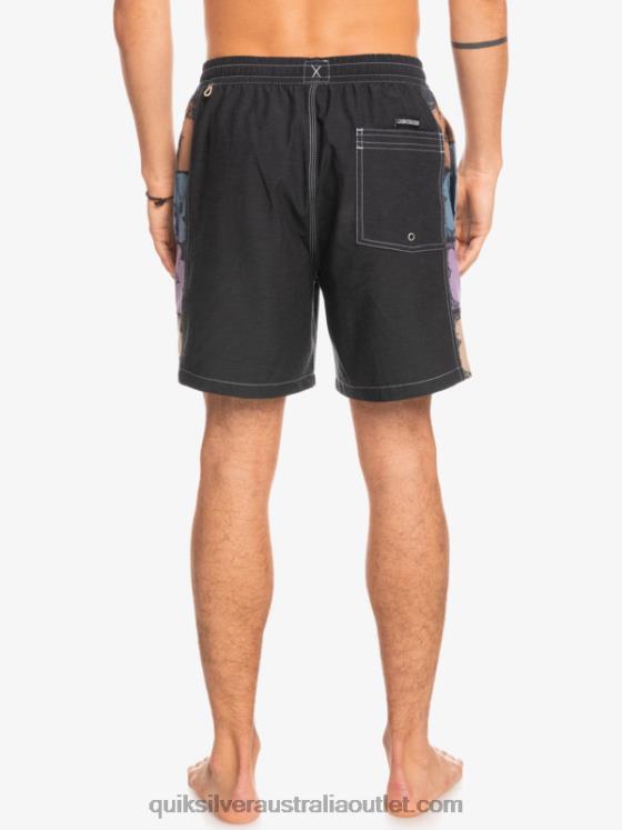 Quiksilver Men HEMPSTRETCH Original Arch 17 Volleys H2N4B1677 black