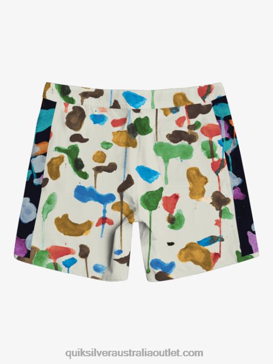 Quiksilver Men HEMPSTRETCH Original Arch Blank Canvas 18 Boardshorts H2N4B1822 natas kaupas - birch