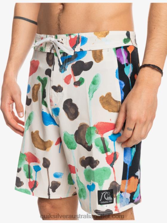 Quiksilver Men HEMPSTRETCH Original Arch Blank Canvas 18 Boardshorts H2N4B1822 natas kaupas - birch
