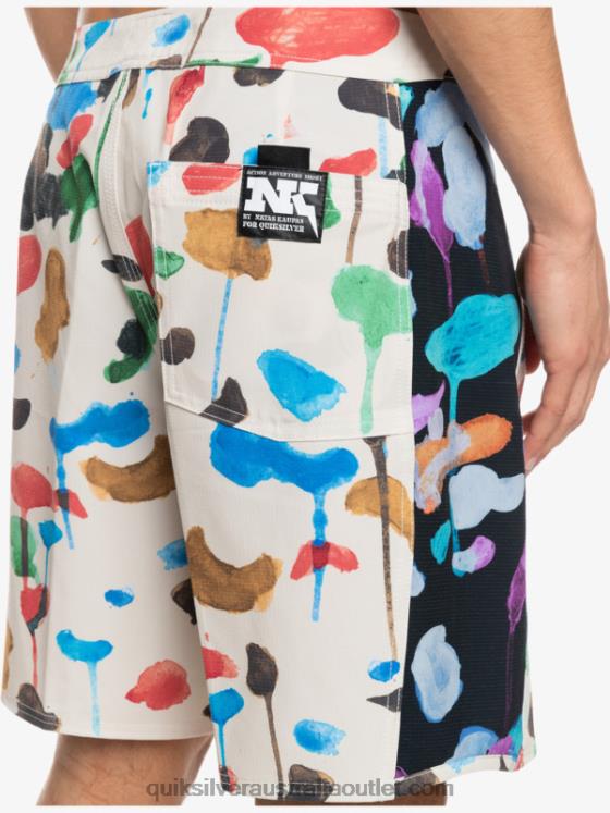 Quiksilver Men HEMPSTRETCH Original Arch Blank Canvas 18 Boardshorts H2N4B1822 natas kaupas - birch