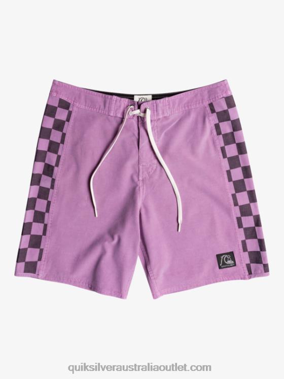 Quiksilver Men HEMPSTRETCH Original Arch Washed 18 Boardshorts H2N4B1669 dusty orchid