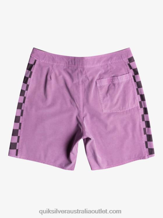 Quiksilver Men HEMPSTRETCH Original Arch Washed 18 Boardshorts H2N4B1669 dusty orchid