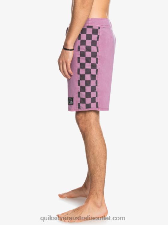 Quiksilver Men HEMPSTRETCH Original Arch Washed 18 Boardshorts H2N4B1669 dusty orchid