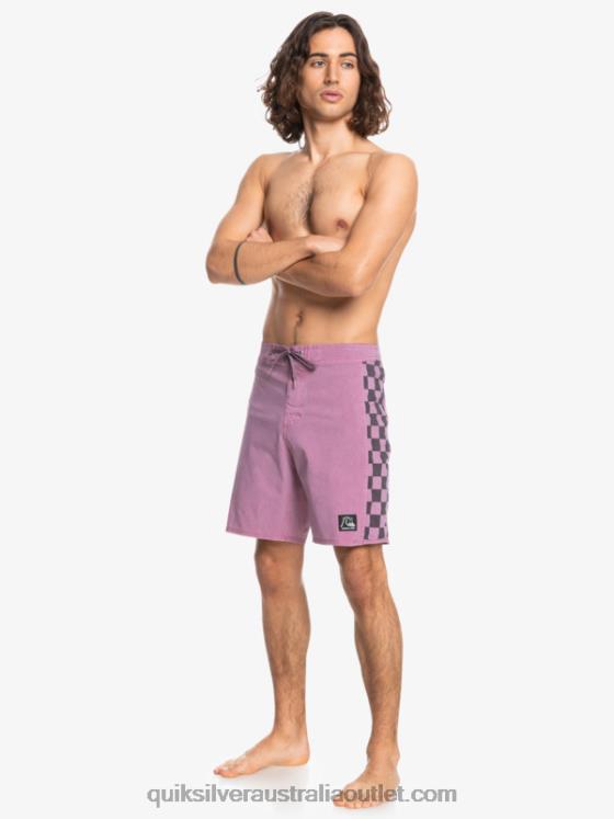 Quiksilver Men HEMPSTRETCH Original Arch Washed 18 Boardshorts H2N4B1669 dusty orchid