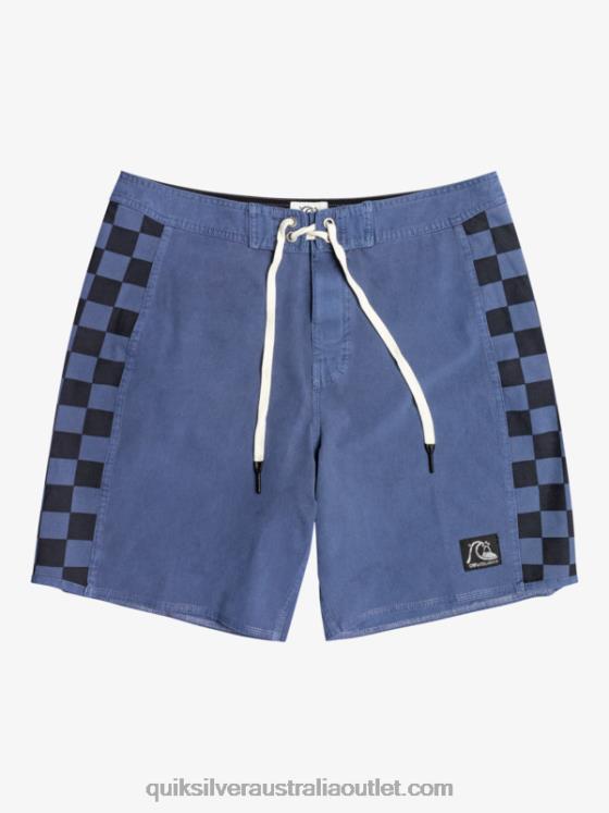 Quiksilver Men HEMPSTRETCH Original Arch Washed 18 Boardshorts H2N4B1670 navy blazer