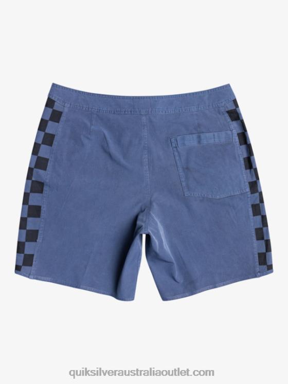 Quiksilver Men HEMPSTRETCH Original Arch Washed 18 Boardshorts H2N4B1670 navy blazer