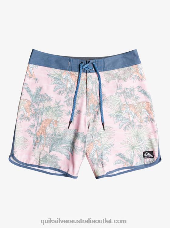 Quiksilver Men HEMPSTRETCH Scallop 19 Boardshorts H2N4B1744 g-land veiled rose