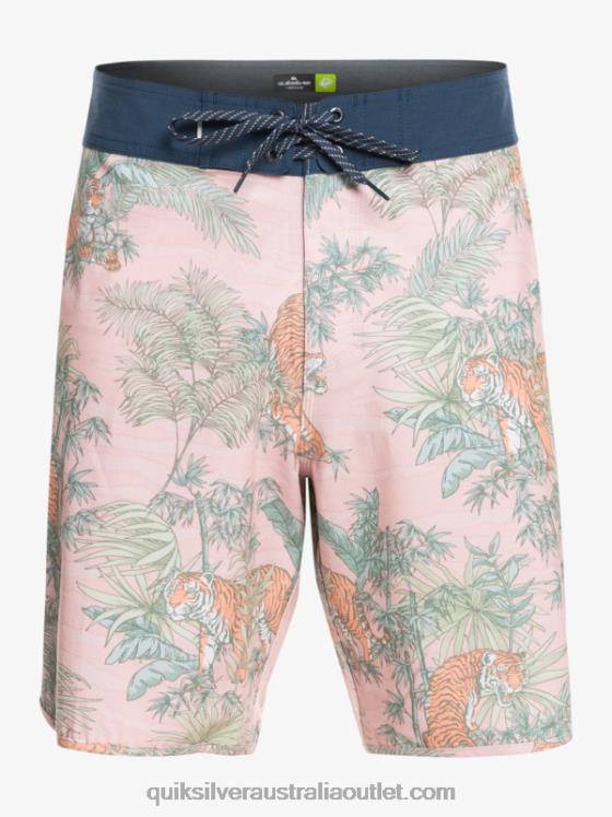 Quiksilver Men HEMPSTRETCH Scallop 19 Boardshorts H2N4B1744 g-land veiled rose