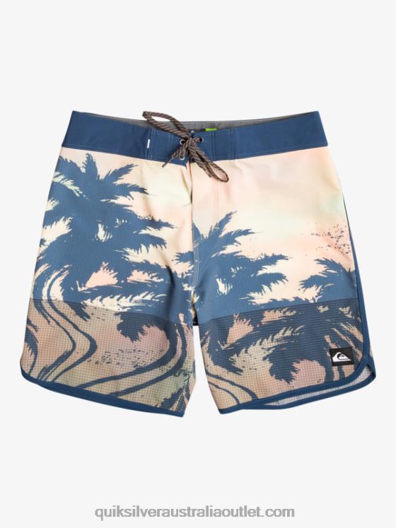 Quiksilver Men Highlite Scallop 19 Boardshorts H2N4B18 pastel turquoise