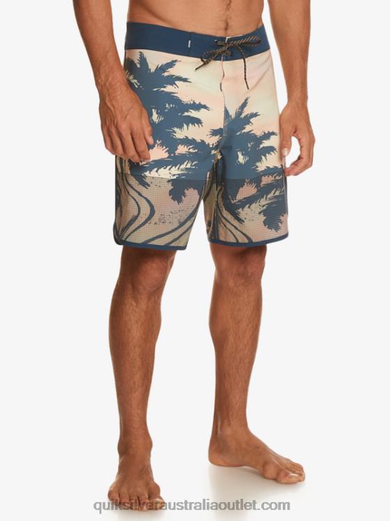 Quiksilver Men Highlite Scallop 19 Boardshorts H2N4B18 pastel turquoise