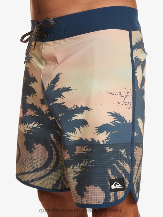 Quiksilver Men Highlite Scallop 19 Boardshorts H2N4B18 pastel turquoise