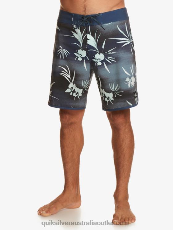Quiksilver Men Highlite Scallop 19 Boardshorts H2N4B20 naval accademy