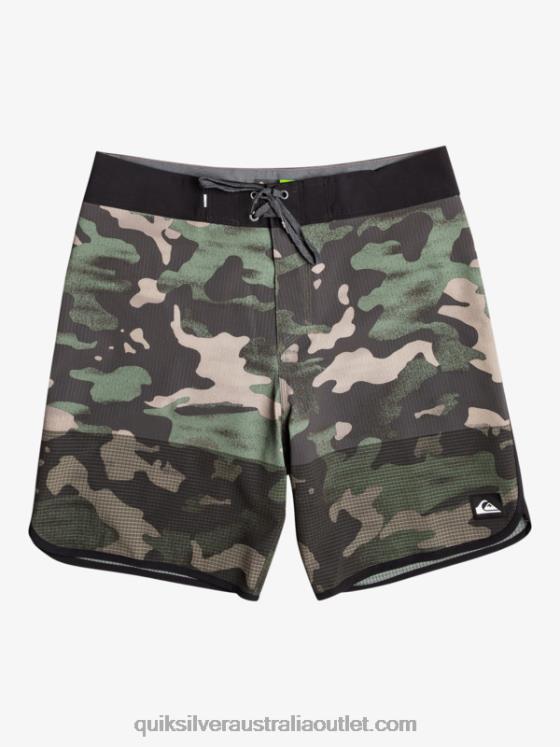 Quiksilver Men Highlite Scallop 19 Boardshorts H2N4B22 tarmac
