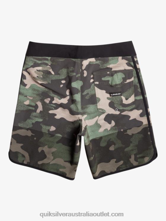 Quiksilver Men Highlite Scallop 19 Boardshorts H2N4B22 tarmac
