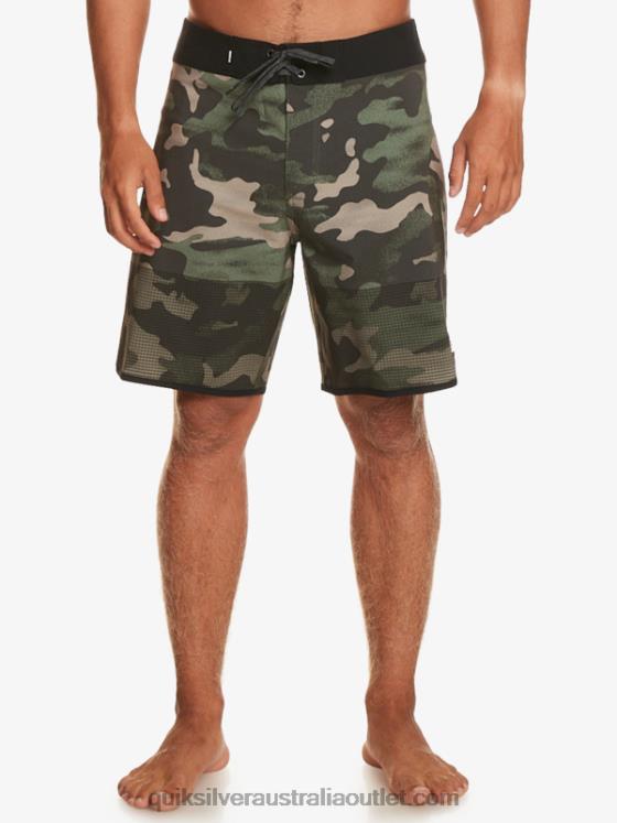 Quiksilver Men Highlite Scallop 19 Boardshorts H2N4B22 tarmac