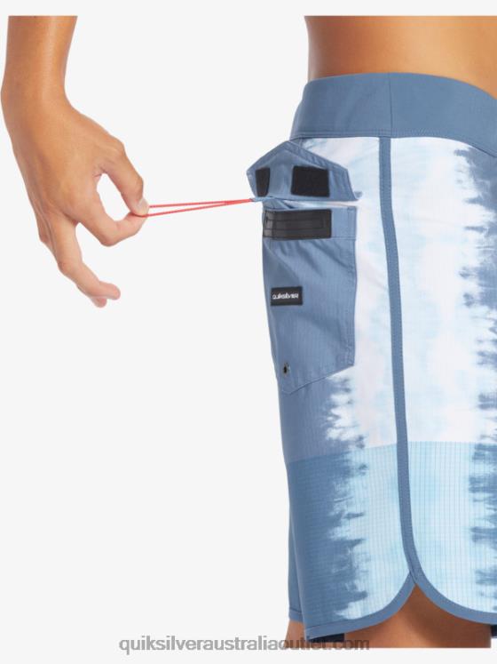 Quiksilver Men Highlite Scallop 19 Boardshorts H2N4B26 bering sea