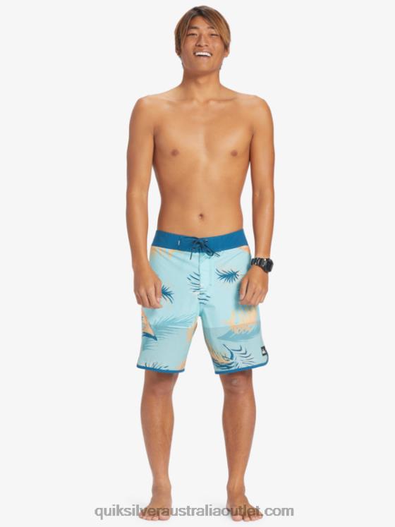 Quiksilver Men Highlite Scallop 19 Boardshorts H2N4B27 maroccan blue