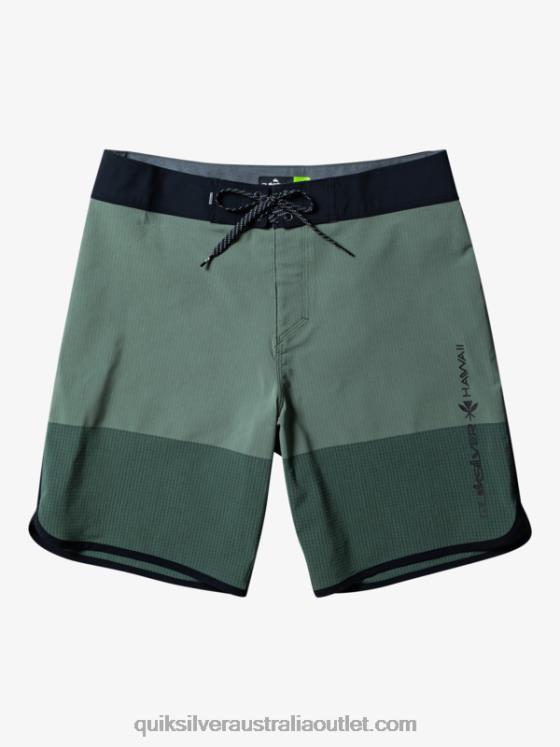 Quiksilver Men Highlite Scallop 19 Boardshorts H2N4B30 thyme