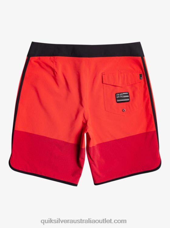 Quiksilver Men Highlite Scallop 19 Boardshorts H2N4B32 high risk red