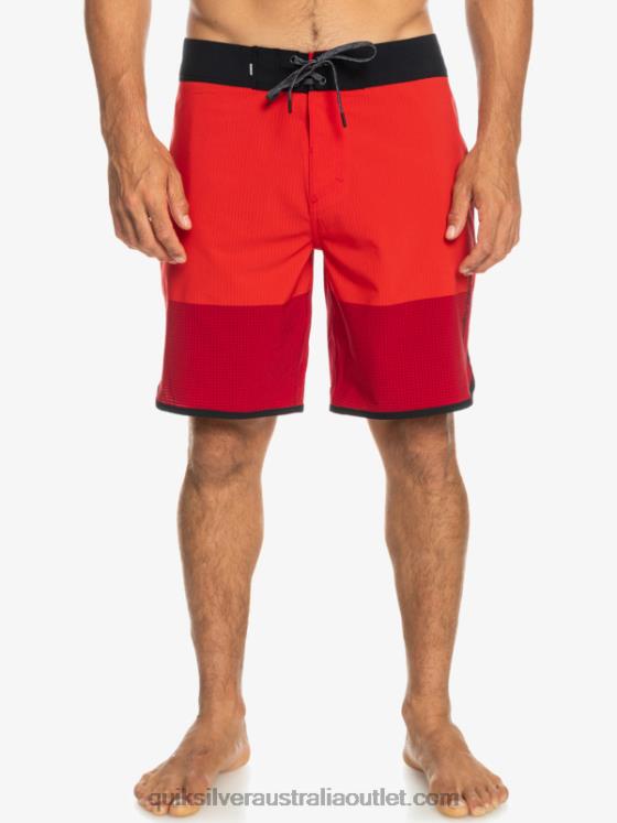 Quiksilver Men Highlite Scallop 19 Boardshorts H2N4B32 high risk red